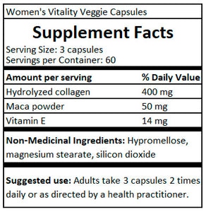 Women's Vitality Veggie Capsules