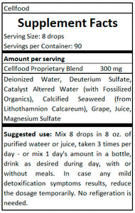 cellfood supplement fact